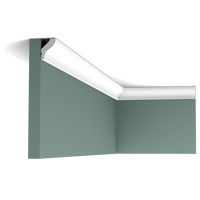 Плинтус мдф stella 100a 2000х100х16мм белый под покраску