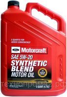 Моторное масло FORD Motorcraft 5W20 SM, полусинтетика, 5 quart (4,73л)