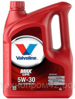 Синтетическое моторное масло Valvoline 5W30 MaxLife 4L SW