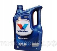 Синтетическое моторное масло Valvoline All-Climate 5W-40 5 литров