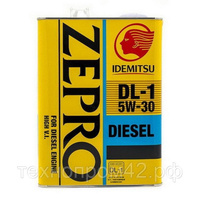 Масло Idemitsu Zepro Diesel 5W-30 DL-1 канистра 4 литра