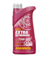 Масло трансмиссионное Mannol Extra Getribeoel 75W-90 GL4/GL5 (100%синт) 1л.