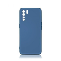 Накладка силикон DF для Oppo A91 Blue
