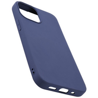 Силиконовый чехол с микрофиброй Borasco для iPhone 13 Pro Синий