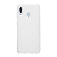 Накладка силикон Deppa Gel Color Case для Samsung Galaxy A30 A305 2019 Белая арт.86654