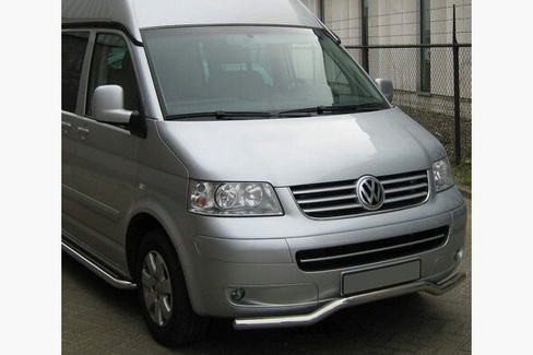 Передняя защита волна сталь VW T5