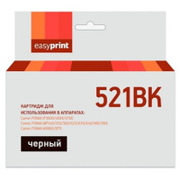 Картридж EasyPrint IC-521BK, 650 стр, черный