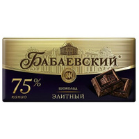 Бабаевский шоколад Элитный 75% какао, 16 шт по 200 г