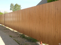 Забор из профлиста высотой 1.7 - 1.8 метра под "Дерево"