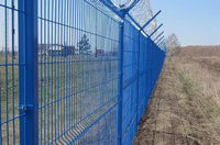 Забор для ограждения территорий из сетки 3д высотой 2м