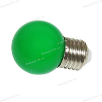 Лампа шар 45 2W LED E27 зеленый арт RL-B-E27-G45-2W-G