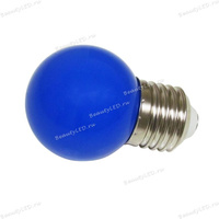 Лампа шар 45 2W LED E27 синий арт RL-B-E27-G45-2W-B