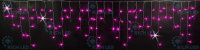 Светодиодная бахрома Rich LED 3х0.5 м мерцание IP65 герметич. колпачок розовый артRL-i3x0.5F-CW/P