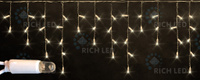 Светодиодная бахрома Rich LED 3х0.5 м статика IP65 герметич. колпачок теплый белый артRL-i3x0.5-CT/WW