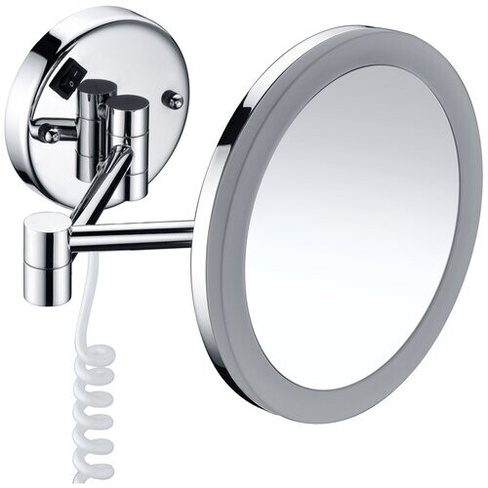 WasserKRAFT зеркало косметическое настенное K-1004 зеркало косметическое настенное K-1004 с подсветкой, хром
