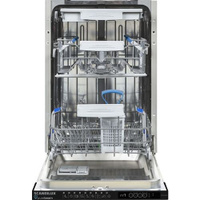 Встраиваемая посудомоечная машина SCANDILUX DWB4512B3, компактная, ширина 45см, полновстраиваемая, загрузка 10 комплекто