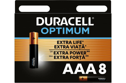 Элемент питания LR 03 Duracell Optimum BL-8