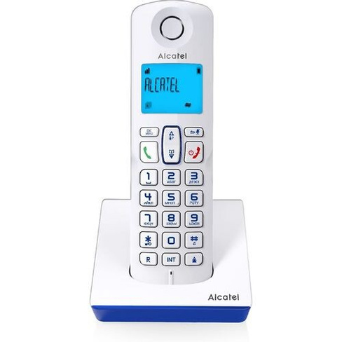 Радиотелефон Alcatel S230 RU, белый и синий [atl1423181]