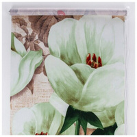 Штора рулонная «Тюльпаны белые», 60×200 см (с учётом креплений 3,5 см) КНР