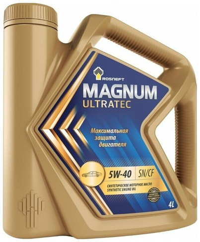 Масло Роснефть Magnum Ultratec 5W40 (4Л) Sn/Cf Синт