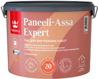 TIKKURILA Paneeli Assa Expert EP лак колеруемый для стен и потолков акриловый полуматовый (9л)