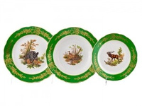 Набор тарелок на 6 персон 18 предметов, Мэри Энн 03160119-0763, Leander