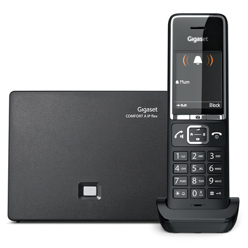 Радиотелефон VoIP SIP Gigaset Comfort 550A IP Flex Rus, черный