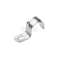 СМО Скоба металлическая однолапковая для труб и кабелей оц. сталь, 10-11 мм