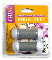 Комплект запасных роликов для электрической роликовой пилки Angel Feet GESS, цвет серый, zipAngelFit