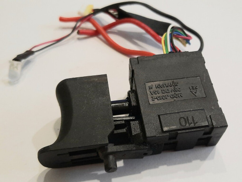 Выключатель для аккумуляторного гайковерта ИНТЕРСКОЛ ГАУ-350/18ВЭ