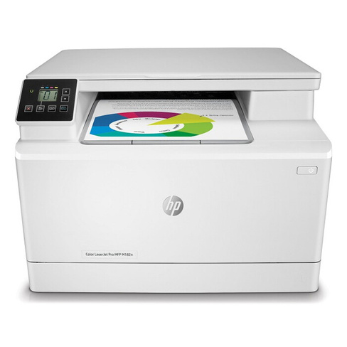 МФУ HP Color LaserJet Pro MFP M182n, цветной принтер/сканер/копир A4 LAN USB белый