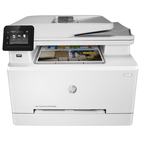 МФУ HP Color LaserJet Pro M283fdn, цветной принтер/сканер/копир/факс A4 LAN USB белый