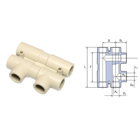 Узел распределительный D20*20 EKOPLASTIK