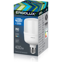 Светодиодная лампа Ergolux LED-HW-40W-E27-6K серия PRO