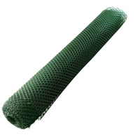Решетка заборная в рулоне пластиковая 2.0*25м яч 25*30мм зеленая 64545