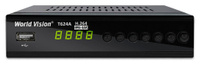 Цифровой эфирный ресивер World Vision T624A (DVB-T2,С HDMI, USB,металл, кно