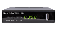 Цифровой эфирный ресивер World Vision T624D4 (DVB-T2/T/C, IPTV, USB, металл