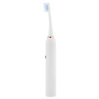 Электрическая зубная щётка LuazON LP-005, вибрационная, 2 насадки, от АКБ, белая Luazon Home