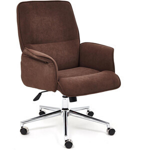 Компьютерное кресло TetChair Кресло YORK флок, коричневый, 6