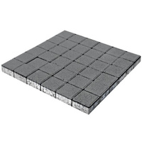 Тротуарная плитка Кубик 100x100x40 мм серый