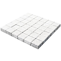 Тротуарная плитка Кубик 100x100x40 мм белый
