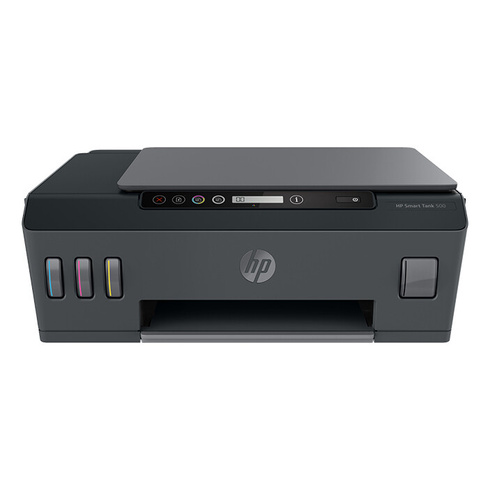 МФУ HP Smart Tank 500, цветной принтер/сканер/копир A4 4 цвета СНПЧ USB черный