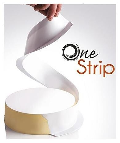 Набор форм для мороженного Martellato 30ONE20 | "One Strip" d20см h5см, 100шт.
