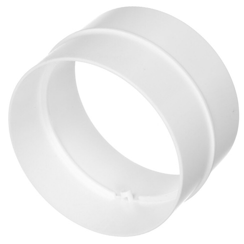 Соединитель вентиляционный пластик, установочный диаметр 125 мм, круглый, Event, 125СКП