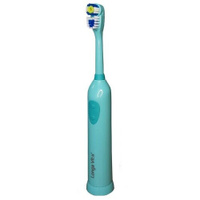 Электрическая зубная щетка Longa Vita для взрослых, ротационная + сменная насадка в комплекте, голубая - Longa Vita [КАВ