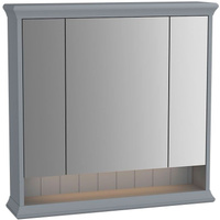Зеркальный шкаф Vitra Valarte 80 см, 62232 серый матовый