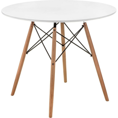 Деревянный стол Woodville Table 80 white / wood