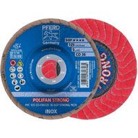 Шлифовальный лепестковый круг PFERD PFC 125 CO-FREEZE 36 SGP STRONG INOX