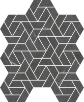 28,6x34,7 Metropolis Imperial Black Mosaico Icon 620110000158 мозаика