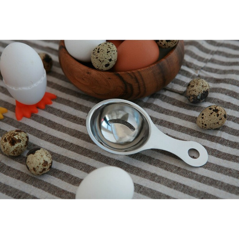 Сепаратор для яиц доляна, 13×7 см, цвет хромированный Доляна